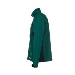 PLANAM Unisex Softshelljacke HIGHLINE Grün/Schwarz/Rot