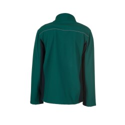 PLANAM Unisex Softshelljacke HIGHLINE Grün/Schwarz/Rot