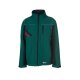 PLANAM Unisex Softshelljacke HIGHLINE Grün/Schwarz/Rot