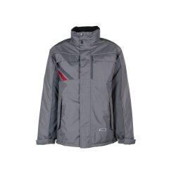 PLANAM Unisex Winterjacke HIGHLINE Zink/Schiefer/Rot