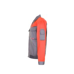 PLANAM Herren V1 Bundjacke VISLINE Zink/Orange/Schiefer