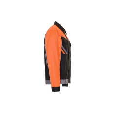 PLANAM Herren V1 Bundjacke VISLINE Schwarz/Orange/Zink