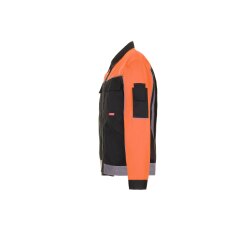PLANAM Herren V1 Bundjacke VISLINE Schwarz/Orange/Zink