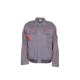 PLANAM Herren V2 Bundjacke VISLINE Zink/Orange/Schiefer