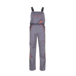 PLANAM Herren Latzhose VISLINE Zink/Orange/Schiefer