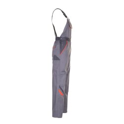 PLANAM Herren Latzhose VISLINE Zink/Orange/Schiefer