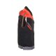 PLANAM Herren Weste VISLINE Schwarz/Orange/Zink