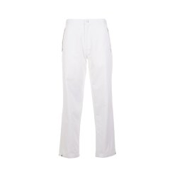 PLANAM Damen Bundhose FOOD Gummizug Beuteltaschen Weiß