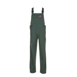 PLANAM Herren Latzhose MG-260 Reißfest Mittelgrün