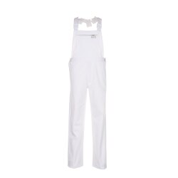 PLANAM Herren Latzhose MG-260 Reißfest Reinweiß