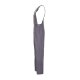 PLANAM Herren Latzhose MG-260 Reißfest Grau