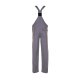 PLANAM Herren Latzhose MG-260 Reißfest Grau