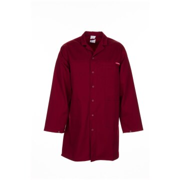 PLANAM Herren Berufsmantel MG-260 Revers Reißfest Bordeaux