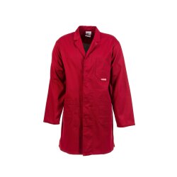 PLANAM Herren Berufsmantel MG-290 Revers Robust Mittelrot