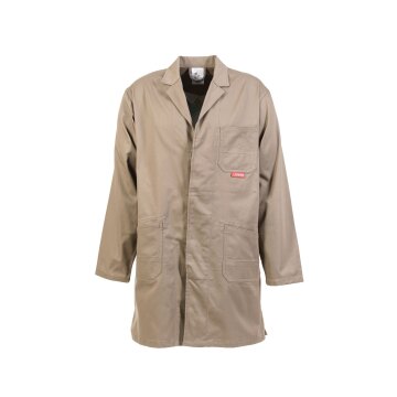 PLANAM Herren Berufsmantel MG-290 Revers Robust Khaki