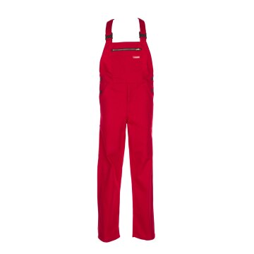 PLANAM Herren Latzhose BW-290 Brustlatztasche Reißfest Mittelrot
