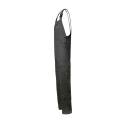 PLANAM Herren Cargo-Latzhose BW-290 Reißfest Grau