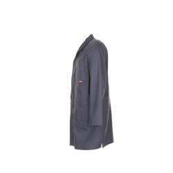 PLANAM Herren Berufsmantel BW-290 Revers Reißfest Grau