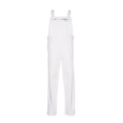 PLANAM Herren Latzhose BW-270 Latztasche Weiß