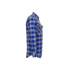 Planam Hemden Herren Squarehemd kornblau zink Modell 0490