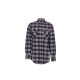 Planam Hemden Herren Squarehemd schwarz zink Modell 0492
