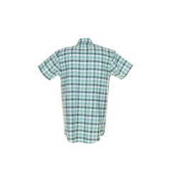Planam Hemden Herren Countryhemd 1/4-Arm grün kariert Modell 0487