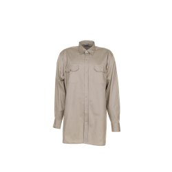 Planam Hemden Herren Köperhemd langarm khaki Modell 0409
