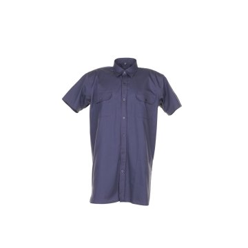 Planam Hemden Herren Köperhemd 1/4-Arm grau Modell 0405