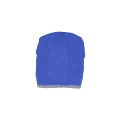 PLANAM Strickmütze 2-farbig ZUBEHÖR Wendemütze Kornblau/Zink