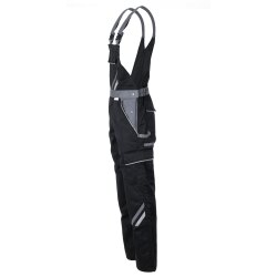 PLANAM Herren Latzhose HIGHLINE Schwarz/Schiefer/Zink
