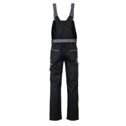 PLANAM Herren Latzhose HIGHLINE Schwarz/Schiefer/Zink