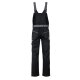 PLANAM Herren Latzhose HIGHLINE Schwarz/Schiefer/Zink