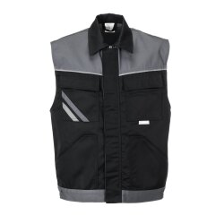 PLANAM Unisex Weste HIGHLINE Schwarz/Schiefer/Zink
