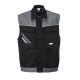 PLANAM Unisex Weste HIGHLINE Schwarz/Schiefer/Zink