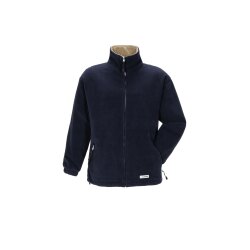 PLANAM Unisex Stream Fleecejacke OUTDOOR Marine/Camel