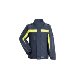 PLANAM Cosmic Jacke OUTDOOR PU-beschichtet Marine/Gelb