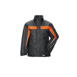 PLANAM Cosmic Jacke OUTDOOR PU-beschichtet Anthrazit/Orange