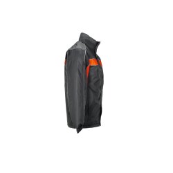 PLANAM Cosmic Jacke OUTDOOR PU-beschichtet Anthrazit/Orange