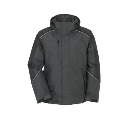 PLANAM Desert Jacke OUTDOOR PU-beschichtet Grau/Schwarz
