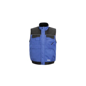 PLANAM Dust Weste OUTDOOR PU-beschichtet Royalblau/Schwarz