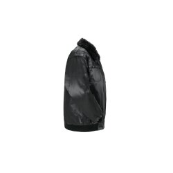 PLANAM Gletscher-Comfortjacke OUTDOOR Webpelzfutter Schwarz