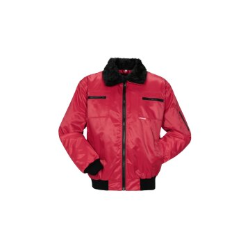 PLANAM Gletscher-Comfortjacke OUTDOOR Webpelzfutter Rot