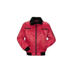 PLANAM Gletscher-Comfortjacke OUTDOOR Webpelzfutter Rot