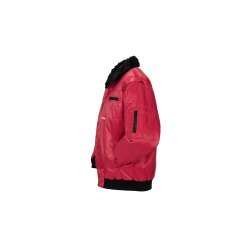 PLANAM Gletscher-Comfortjacke OUTDOOR Webpelzfutter Rot