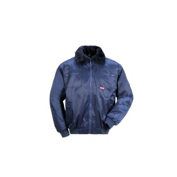 PLANAM Gletscher-Comfortjacke OUTDOOR Webpelzfutter Marine