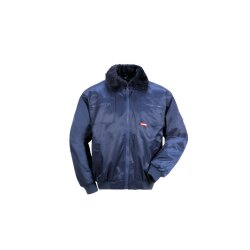 PLANAM Gletscher-Comfortjacke OUTDOOR Webpelzfutter Marine