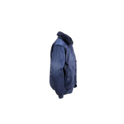 PLANAM Gletscher-Comfortjacke OUTDOOR Webpelzfutter Marine