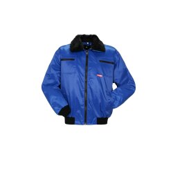 PLANAM Gletscher-Comfortjacke OUTDOOR Webpelzfutter Kornblau