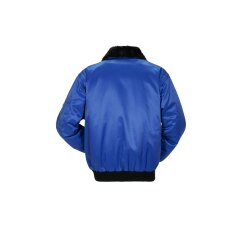 PLANAM Gletscher-Comfortjacke OUTDOOR Webpelzfutter Kornblau