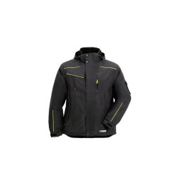 PLANAM Neon Jacke OUTDOOR TPU-laminiert Grau/Grün